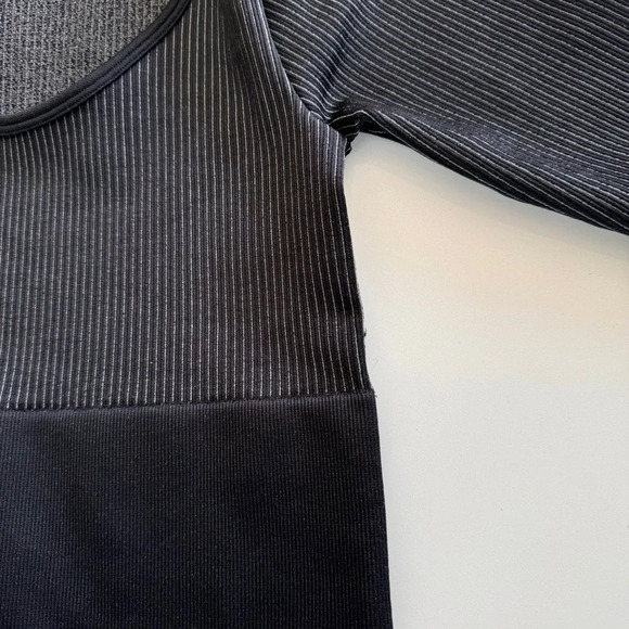 Aerie- Offline- Ribbed- Long sleeve top-Athleisure-Crop- Workout- Women’s Small - Picture 5 of 13